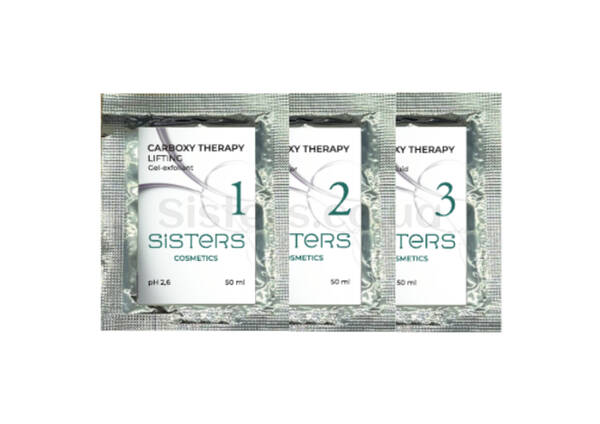 Набор неинвазивной карбокситерапии для возрастной кожи SISTERS COSMETICS Carboxy Therapy Lifting 3 x 10 мл - Фото №1
