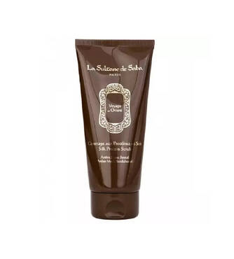 Шелковый скраб протеиновый с ароматом амбры, мускуса и сандала LA SULTANE DE SABA Scrub Amber Musk Sandalwood 200 мл - Фото №1