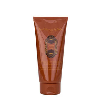 Скраб для тіла з ароматом амбри, ванілі та пачулі LA SULTANE DE SABA Silk Protein Scrub Ayurvedique 200 мл - Фото №1