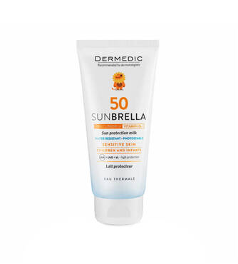 Сонцезахисне молочко для дітей DERMEDIC Sunbrella Baby Sun Protection Milk SPF 50 100 мл - Фото №1