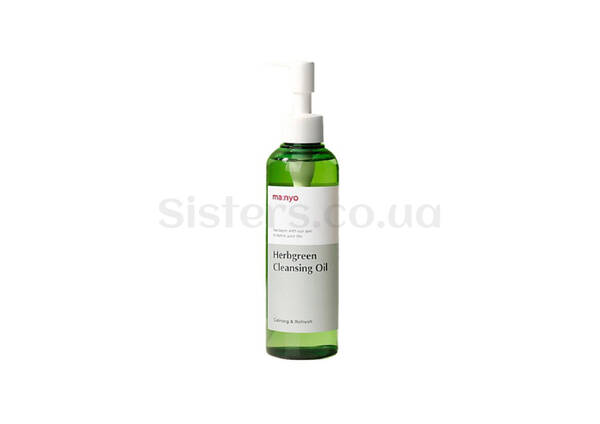 Очищаюче гідрофільне масло з екстрактами трав MANYO FACTORY Herb Green Cleansing Oil 200 ml - Фото №1