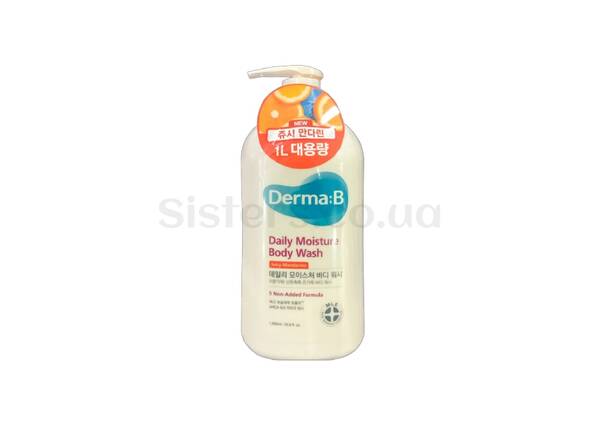 Гель для душу DERMA-B Daily Moisture Body Wash Juicy Mandarin 1000 мл - Фото №1
