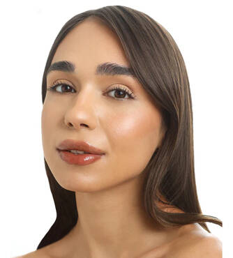 Блиск для губ з ментолом UNICO Lip Gloss Brownie 12 мл - Фото №3