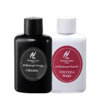 Набір парфумів для прання HYPNO CASA Charme / Coccola 2x100 мл  - Фото №1