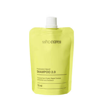 Шампунь для глибокого очищення WHOCARES Shampoo 2.0 Fundamental Repair 75 мл - Фото №1