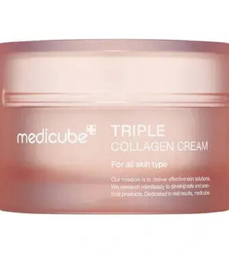 Увлажняющий крем с коллагеном и гиалуроновой кислотой MEDICUBE Triple Collagen Cream 4.0 50 мл - Фото №1