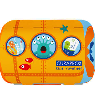 Детский дорожный набор CURAPROX Kids оранжевый - Фото №1