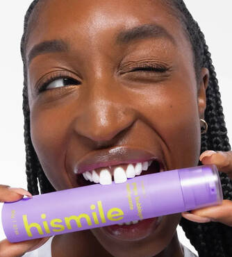 Зубна паста зі смаком виноградної жуйки  HISMILE Grape Bubblegum Toothpaste 60 г - Фото №3