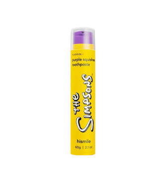 Зубна паста для м'якого відбілювання HISMILE The Simpsons Purple Squishee Toothpaste 60 г - Фото №1