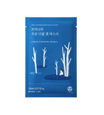 Зволожувальна гелева маска з березовим соком ROUND LAB Birch Juice Moisturizing Double Gel Mask 23 мл - Фото №1