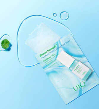 Заспокійлива тканинна маска UIQ Biome Remedy Pore Reset PDRN Calming Mask Sheet 22 мл - Фото №2