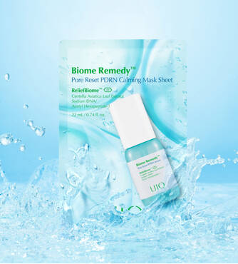 Заспокійлива тканинна маска UIQ Biome Remedy Pore Reset PDRN Calming Mask Sheet 22 мл - Фото №3