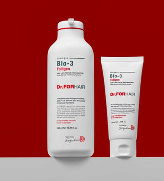 Відновлюючий шампунь проти випадіння зі стовбуровими клітинами DR.FORHAIR Folligen BIO 3 Shampoo 70 мл - Фото №2