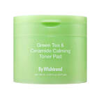 Заспокійливі охолоджуючі тонер-пади BY WISHTREND Green Tea & Ceramide Calming Toner Pad для підготовки шкіри до макіяжу 70 шт