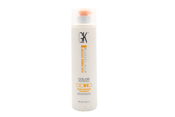 Увлажняющий шампунь - фиксатор цвета для окрашенных волос Global Keratin Color Protection Moisturizing Shampoo - 300-ml - Фото №3