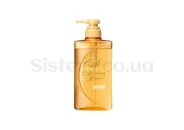 Шампунь для преміум відновлення волосся TSUBAKI Premium Repair Shampoo 490 мл - Фото №1