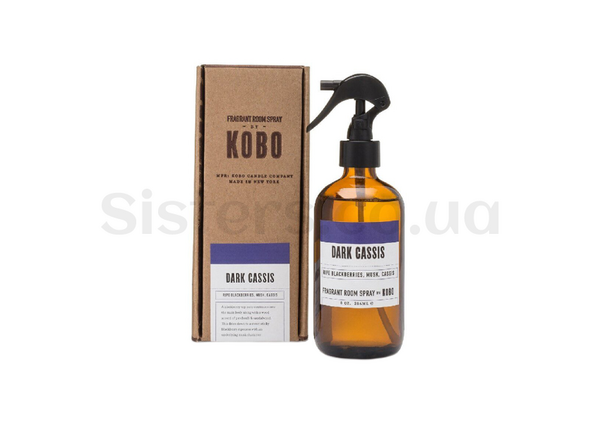Арома-спрей для дома с ароматом черной смородины Kobo Dark Cassis 236 мл - Фото №1
