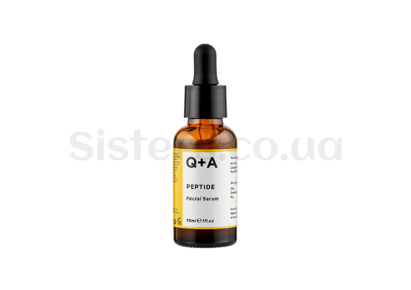 Пептидна сироватка для обличчя Q+A Peptide Facial Serum 30 мл - Фото №1