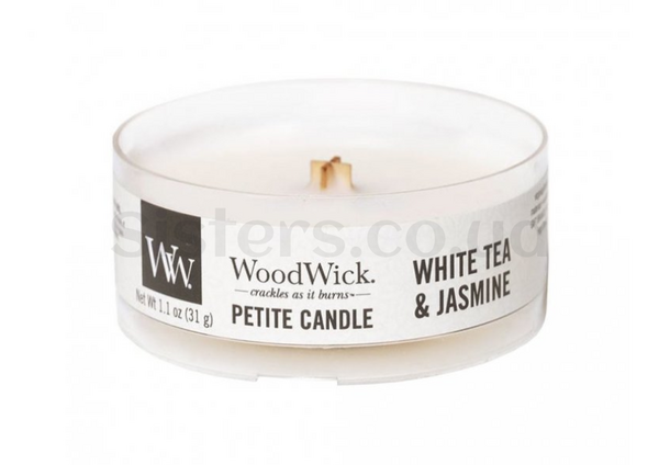 Ароматична свічка з ароматом жасмину WOODWICK White Tea and Jasmine 31 г - Фото №1