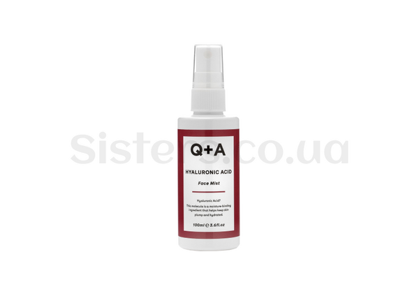 Спрей для лица с гиалуроновой кислотой Q+A Hyaluronic Acid Face Mist 100 мл - Фото №1