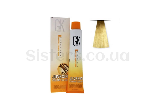 Крем-краска для волос с кератином № 9 GLOBAL KERATIN Juvexin Cream Color Very Light Blond 100 мл - Фото №1