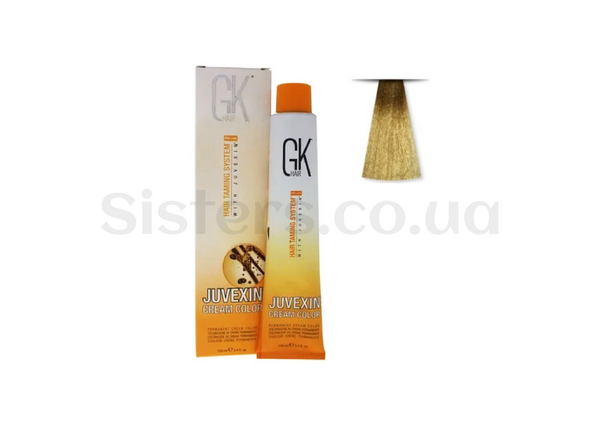 Крем-краска для волос с кератином № 9.3 GLOBAL KERATIN Juvexin Cream Color Very Light Golden Blonde 100 мл - Фото №1