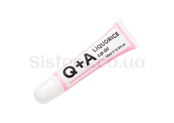 Масло для губ с лакрицей Q+A Liquorice Lip Oil 15 мл - Фото №1