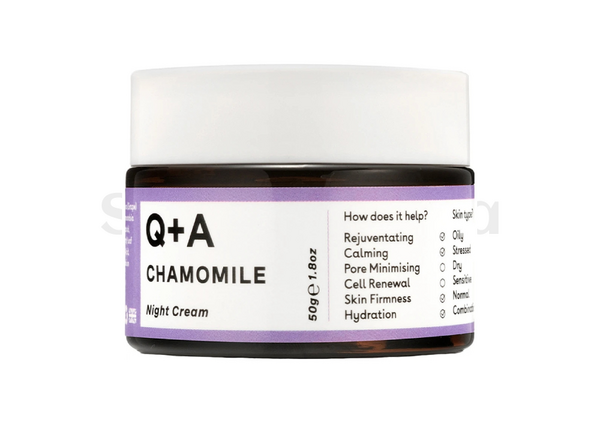 Нічний крем для обличчя Q+A Chamomile Night Cream 50 г - Фото №1