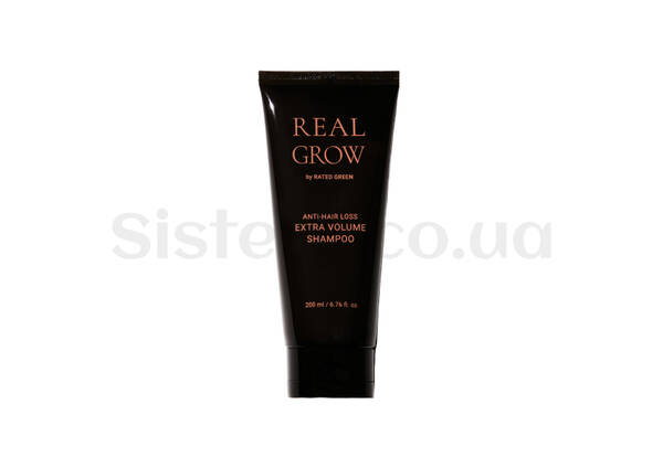 Шампунь для об’єму волосся та профілактики випадіння RATED GREEN Real Grow Anti Hair Loss Extra Volume Shampoo 200 мл - Фото №1