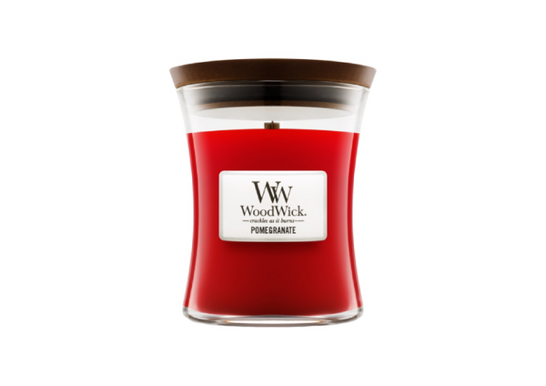 Ароматична свічка з ароматом граната і смородини WOODWICK Pomegranate  85 г - Фото №1