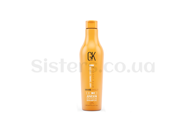 Шампунь для окрашенных волос с защитой от УФ-лучей Global Keratin Juvexin Color Protection Shampoo 240 ml - Фото №2