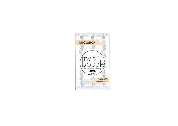 Заколка Invisibobble Waver Crystal Clear 3 штуки - Фото №1