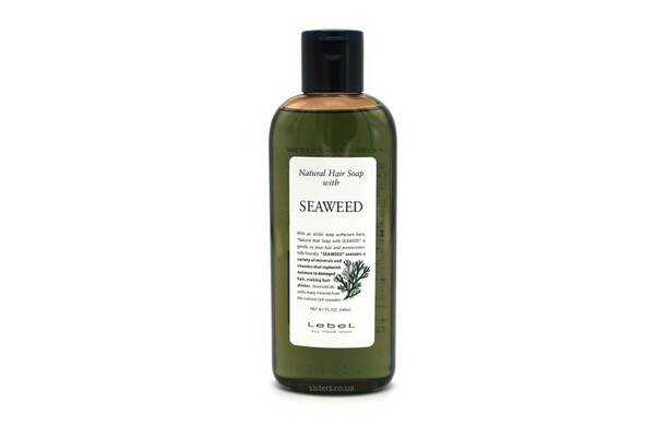 Шампунь с экстрактами морских водорослей Lebel Natural Hair Soap with Seaweed Shampoo 240 ml - Фото №1