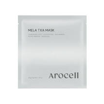 Гідрогелева маска з транексамовою кислотою, глутатіоном та арбутином AROCELL Mela TXA Mask 1 шт - Фото