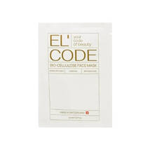 Антивікова біоцелюлозна маска для обличчя EL’CODE Bio-Cellulose Face Mask 1 шт - Фото
