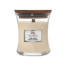 Ароматична свічка з ароматом чистої ванілі WOODWICK Vanilla Bean 85 г - Фото