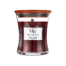Ароматична свічка з ароматом соковитої черешні WOODWICK Black Cherry 85 г - Фото