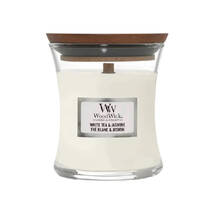 Ароматична свічка з ароматом жасмину WOODWICK Medium White Tea & Jasmine 85 г - Фото