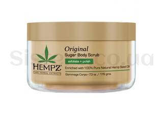 Цукровий скраб для тіла HEMPZ Original Herbal Sugar Body Scrub 176 г - Фото