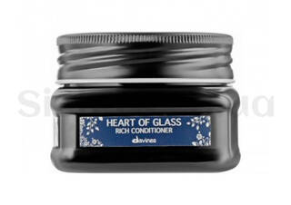 Живильний кондиціонер для підтримки кольору відтінків блонд DAVINES Heart Of Glass Rich Conditioner 90 мл - Фото