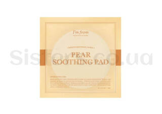 Заспокійливі тонер-диски для обличчя I'm from Pear Soothing Pad 1 шт - Фото