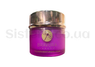 Зволожуючий та поживний крем для обличчя BRAVURA  London Collagen Moisturising Cream 50 мл - Фото