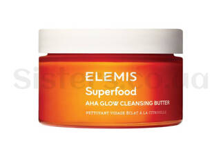 Масляний очищувач для сяйва шкіри ELEMIS Superfood AHA Glow Cleansing Butter 90 мл - Фото