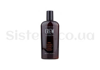 Засіб для волосся та тіла AMERICAN CREW 3 IN 1 Shampoo 450 мл - Фото