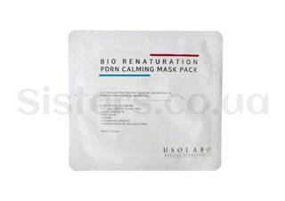 Заспокійлива тканева маска для обличчя USOLAB PDRN Calming mask pack - Фото