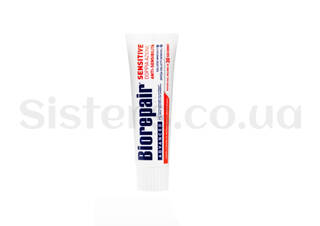 Зубная паста для чувствительных зубов BIOREPAIR Sensitive Doppia Azione 75 мл - Фото