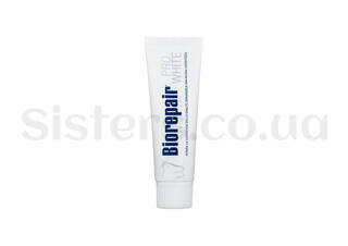 Зубная паста для натуральнй белизны зубов BIOREPAIR Plus Pro White 75 мл - Фото