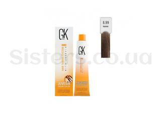 Крем-фарба для волосся з кератином № 8.99 GLOBAL KERATIN Juvexin Cream Hazelnut 100 мл - Фото