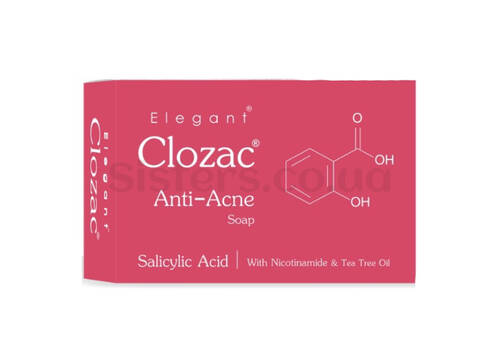 Мыло против акне PEROLITE Clozac Anti-Acne Soap 75 г - Фото