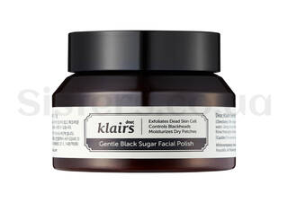 Сахарная маска-скраб для сияния кожи DEAR, KLAIRS Gentle Black Sugar Polish 110 мл - Фото